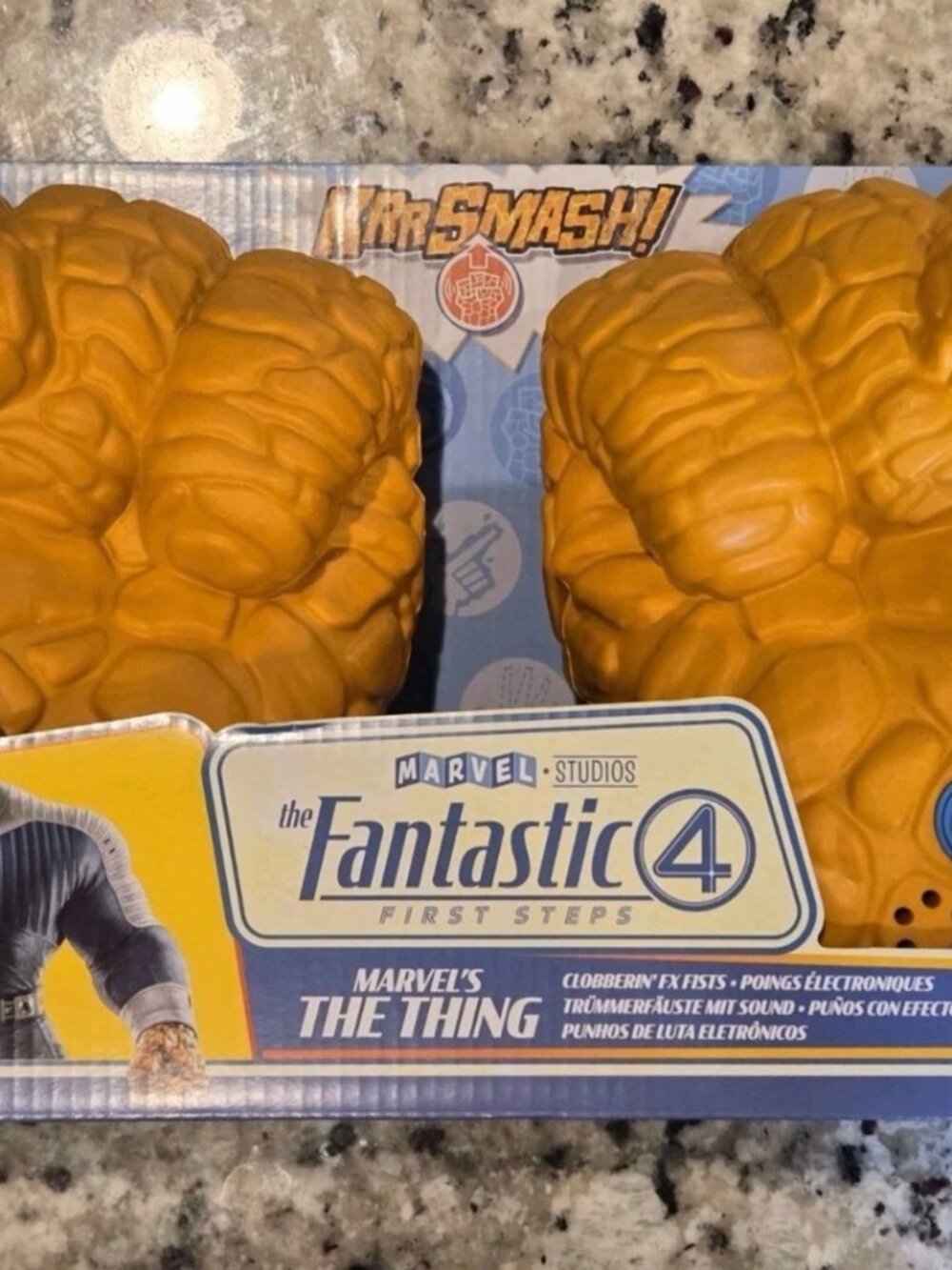 Marvel Fantastic Four The Thing Clobbering Fists MCU Cosplay Hasbro